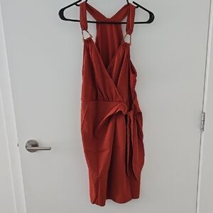 Elegant Rust Dress Size: small NWOT
